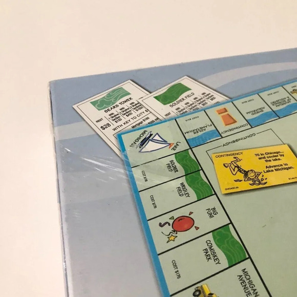 Chicago In A Box Board Game Late for the Sky Monopoly Style Game - Picture 8 of 11